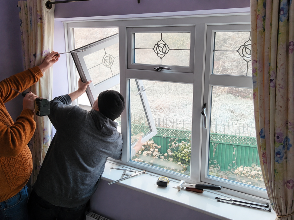 Home TLC Window Doctors replacing window hinges in Halesowen